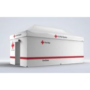 Abris médicaux mobiles - mastertent - dimensions 8x4 m