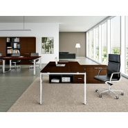 Bureau opératif polyvalent GLIDER - design épuré et réglage en hauteur_3