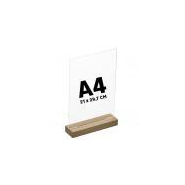 Porte-visuel/menu A4 portrait / vertical Réf : 407723_3