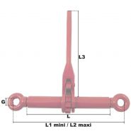 Tendeur d'arrimage - mikatec - 2 anneaux pour chaîne ø 6mm (haute résistance)_3