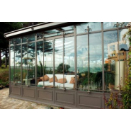 Véranda victorienne sur mesure en acier - Style ancien - Eléments décoratifs en fer forgé_3