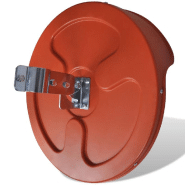 Vidaxl miroir de trafic convexe d'extérieur plastique pc orange 45 cm 141680_3