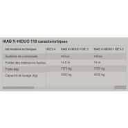 HIAB X-HIDUO 118 - Grue auxiliaire à flèche articulée avec commande à distance - Portée 5,7 à 14,6 m et capacité 11,3 tm_3