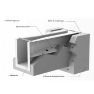 Canal venturi de précision pour contrôle de débit d'eau 200 m3/h