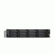 QNAP ts-h1886xu-rp-r2 nas rack (3 u) intel® xeon® d d-1622 32 go ddr4 0 to quts hero noir, gris_3