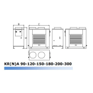 Refroidisseur d'eau KR(N)A 19-300 - modèles variés pour refroidissement de process et machines_3