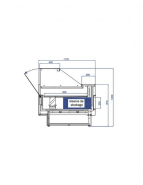 Vitrine canalisable - viande, traiteur, produits laitiers/fromage - Vitrines Onyx 90-R - Référence: ONYX-90-R-1500-SG_3