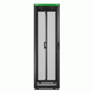 Baie EasyRack 600mm/42U/1100mm avec toit, panneau latéral, roulettes, noir_3