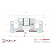 Bungalow de chantier 20 pieds eco_3