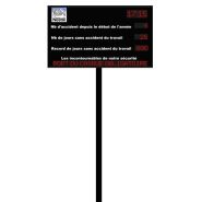 Panneaux de sécurité LED nombre de jours sans accident_3