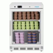 Vitrine réfrigérée négative de comptoir Série C blanche 129L PC007 Polar_3