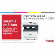 Xerox C325 copie/impression/numérisation/télécopie recto verso sans fil A4, 33 ppm, PS3 PCL5e/6, 2 m_3
