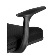 Fauteuil de bureau ROMAIN - Contact Permanent - Référence 9392 FR206 - Dossier résille noire - Assise nid d'abeille_3