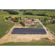 Hangar photovoltaïque symétrique - 1749 à 2385 m² - exposition Est-Ouest pour production solaire optimisée_3