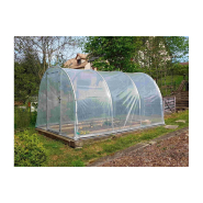 Serre de jardin petite, fonctionnelle, robuste pour les fleurs, les arbustes et le potager familial - 4 à 8 m de long - JARDINIERE_4