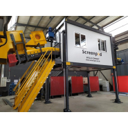 Cabine de tri mobile pour déchets - Screenpod SPS122 2 baies compactes_3