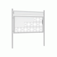 Vitrine 1000 poteaux ronds diam. 76 mm_3