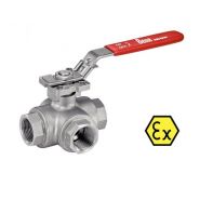 Vanne à boule compatible avec systèmes industriels