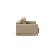 Canapé design gigogne Pyxis Deluxe Excess Lounger convertible - Innovation Living - tissu Phobos Mocha - couchage 155x200 cm_3