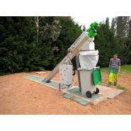 Tamis élévateur - Tamiseurs et cribles à déchets - Aquameo - Débit de 5 à 350 m3/h - Versions avec ou sans compacteur_3