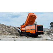 Broyeur à déchets multi-usages à roues sur chenilles - système d'attelage camion - MRW 2.85_3