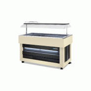 Buffet réfrigéré central avec cuve pour bacs GN1/1 SCAIOLA - SANS_3