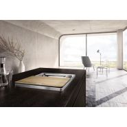 Evier en inox - blanco professional france - une plage de robinetterie latérale_3