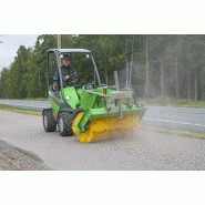 Balayeuse professionnelle avant Tecno Oy - Référence A35583 - 3 largeurs de travail disponibles (1100, 1500, 2000 mm)_3