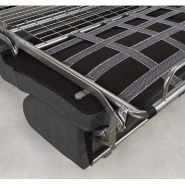 Canapé convertible express CRÉPUSCULE - Matelas 120cm Comfort BULTEX® - Polyuréthane gris graphite - Fabrication italienne_3