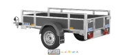 Remorque bagagère en bois - WOODY BT75 - PTAC : 750 Kg - 1 essieu - 206 x 114 cm - Saris - BAG150-CAPOT_3