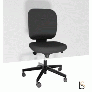 Siège de bureau Alaia moyen dossier - Sokoa - Noir, Contact permanent, Classique_3