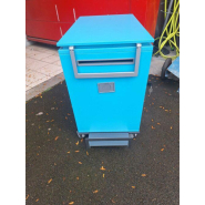 Armoire de rangement Moby Steelcase d'occasion - métal, serrure intégrée, design moderne_3