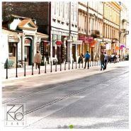 01.052.Sc - Potelets fixes Zano - Acier noir ou inoxydable - Hauteur 125cm - Poids 10kg_3