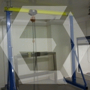 Portique de levage 36-1T25-S1 - Erimac - 220kg - Hauteur réglable et déplaçable sur roues pivotantes_3