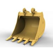 Godet d'excavation à usage normal avec lame de nivellement - caterpillar finance france - 1 200 mm (47 in) - capacité 1.19 m³_3