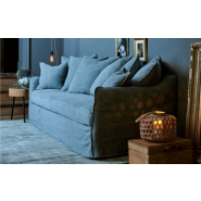 Canapé 2 places Cassis 156 cm convertible 14 cm déhoussable - Home Spirit_3