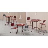 Chaise empilable NEW-SCHOOL - design vintage, configurable et polyvalente_3