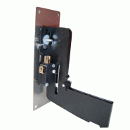 Monnayeur mécanique pour jeton à clé - détrompeur inox pour façade 120mm (150mm en option)_3