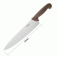 Couteau de cuisinier marron 255mm | Hygiplas - FX111_3