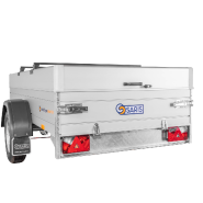 Remorque SARIS aluminium avec capot sécurisé - MC 255 133 1350 1 C - PTAC 1350 Kg - 1 essieu freiné_3