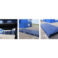 Conteneur Flat pour le transport des marchandises volumineuses et hors-gabarit - 40' FLATRACK/ platforme_3