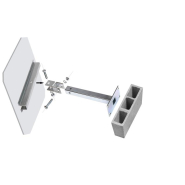 Miroir routier conforme - Gamme Jura - Diamètre 600 mm - Réflecteur Inox Poli - Cadre Bois Mélèze - Vision à 90°_3