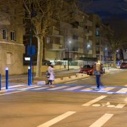 Borne de sécurité lumineuse à installer facilement