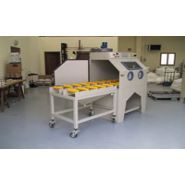 Série V - Cabine de sablage/microbillage à dépression - Finimac - Poids 190 à 430 kg - Cyclone pour récupération continue_3