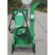 Broyeur de branches GEO ECO16H conforme aux normes CE avec cardan de sécurité