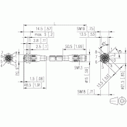 METZ CONNECT Câble Ethernet industriel M12 M/F, codage X, 10 m_3