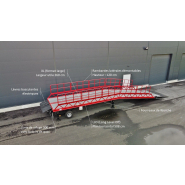 Rampe de chargement mobile large AZ RAMP STAR XL - utilisation manuelle ou électrique - 8 à 20T - options personnalisables_3