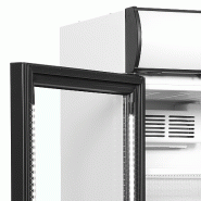 Réfrigérateur à boissons vitré avec canopée LED - 345 L - Blanc | Tefcold - CEV425CP2LEDL/H_3