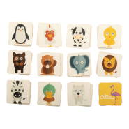 Jeu de mémoire personnalisé - 24 tuiles en carton avec motifs thématiques - Boîte en papier imprimée en quadri_3