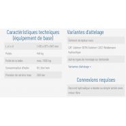 Dérouleuse pailleuse BZT pour balles rondes - Goewell - poids maximal 1500 kg_3